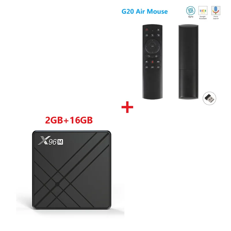X96M Android 9,0 smart tv box Allwinner H603 4 ГБ 32 ГБ usb hdmi 4k медиаплеер 2,4G wifi youtube телеприставка - Цвет: 2G 16G add g20s