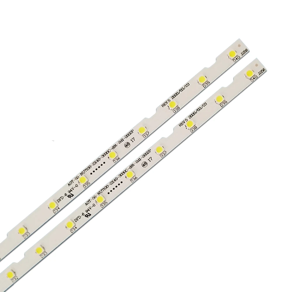 100pcs/lot LED Backlight strip for Samusng 55NU7100 UE55NU7300 UE55NU7100 UE55NU7105 AOT_55_NU7300_NU7100 BN96-45913A