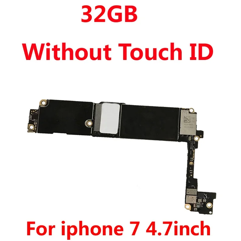 32 Гб 128 ГБ 256 ГБ для iphone 7 материнская плата с/без сенсорного ID оригинальная система IOS материнская плата для iphone 7 телефонных схем - Цвет: 32GB - NO Touch ID