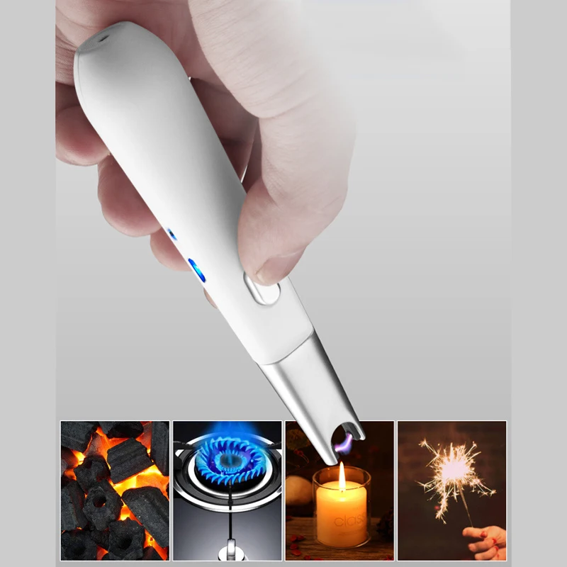 Металлическая Электронная зажигалка Pluse Arc USB перезаряжаемая Зажигалка для