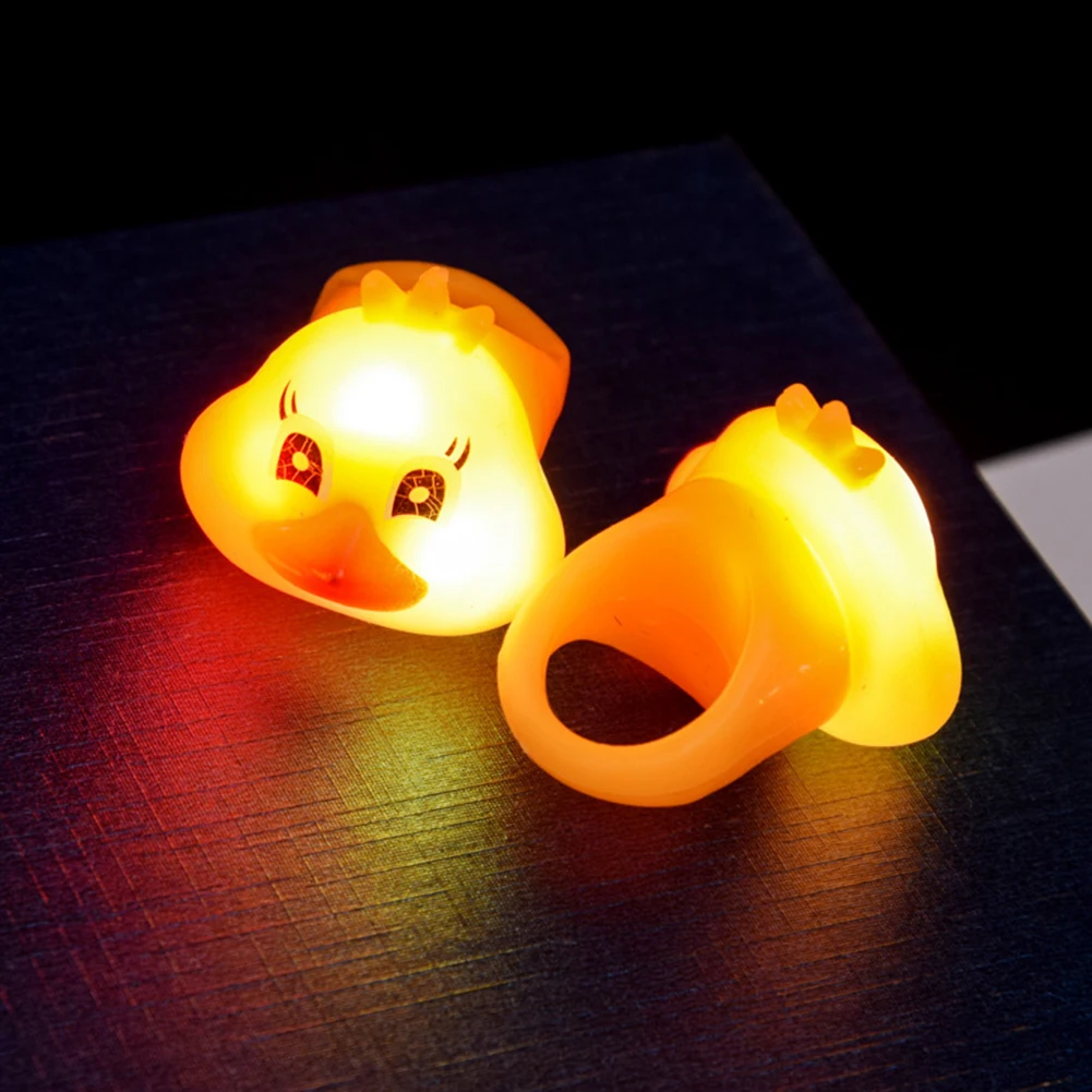 Мультфильм животных светятся в темноте светодиодный светильник кольцо Дети Товары для вечеринки, игрушки