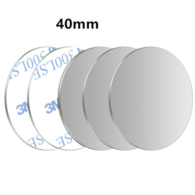 3PCS/Lot Metal Plate For Magnetic Car Phone Holder Iron Sheet Sticker Disk For Magnet Tablet Desk Phone Car Stand Mount