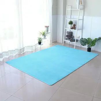 

Area Rug Short Plush Coral fleece Carpet for bedroom Kids Sit Yoga Soft Non-slip Floor Door Mat Home Decoration