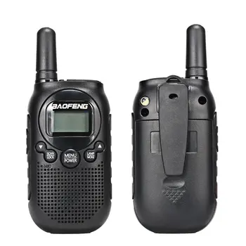 

2pcs/lot BAOFENG T6 MINI Two Way Radio BF-T6 Walkie Talkie UHF 400-480mhz 22CH Portable Ham FM CB Radio Handheld Transceiver