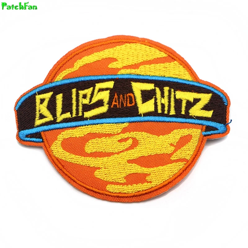 D0067 Patchfan, 20 шт./лот, новинка, нашивка Рик и Морти, нашивка на одежду для косплея, кошелек, сумка, обувь, брюки, сумки