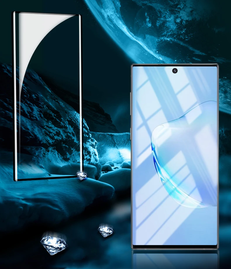 9D изогнутое полное покрытие для samsung Galaxy S11Plus Note 10 Pro S10 5G S9 закаленное защитное стекло A30 A50 A70 A80 A90