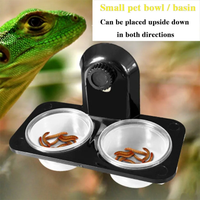 NewFeeding Supplies Mealworm Meal Worm Dish Bowl Practical Durable Dish Feeding Bowl Water Bowl