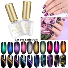 BORN PRETTY 6 мл Гель-лак для ногтей магнитный эффект кошачьих глаз УФ-гель гламурный Хамелеон Гель-лак замачиваемый УФ светодиодный лак