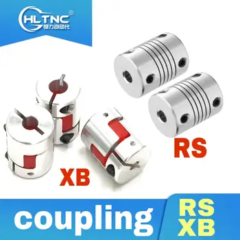 

couplers for RS20 xb20/25/30/40 Aluminium Plum Flexible Shaft Coupling Motor Connector Flexible 5/6/6.35/8/10/12mm