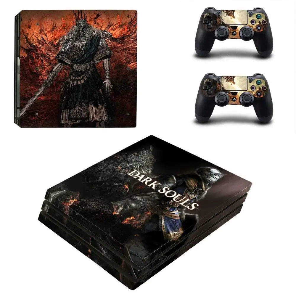 YSP4P-2146 Dark Souls PS4 Pro стикер s PS 4 Play станция 4 Pro виниловые наклейки на кожу Pegatinas для playstation 4 Pro консоль и контроллер - Цвет: YSP4P-2146