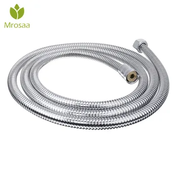 

2M Extra Long Stainless Steel Bathroom Shower Hose Handheld Water Pipe Fittings Shower Head Hose Replacement G1/2 Connection