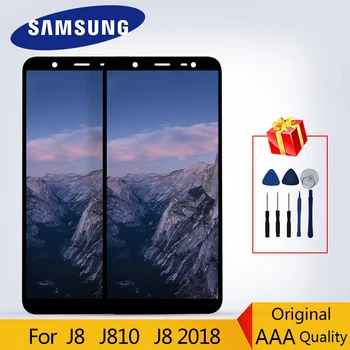 

100% Original For Samsung Galaxy J8 2018 J800 J800FN J810 J810F Display Touch Screen Digitizer Replacement Parts For J810 LCD