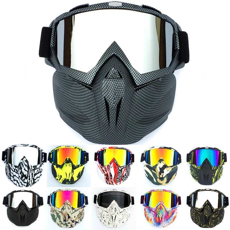 Ski Snowboard Snowmobile Eyewear Mask Snow Winter Skiing Anti-UV Waterproof Glasses Motocross Sunglasses A