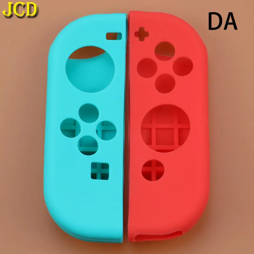 JCD 1 комплект мягкий чехол Защитный силиконовый чехол для nyd Switch Joy-Con корпус на замену для переключателя NS Joy Con контроллер - Цвет: DA