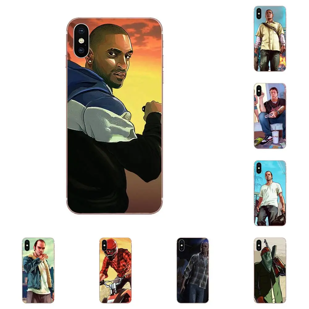 San Andreas Gta Grand Theft Auto 5 мягкий модный чехол для Xiaomi Redmi Mi 4 7A 9T K20 CC9 CC9e Note 7 9 Y3 SE Pro Prime Go Play