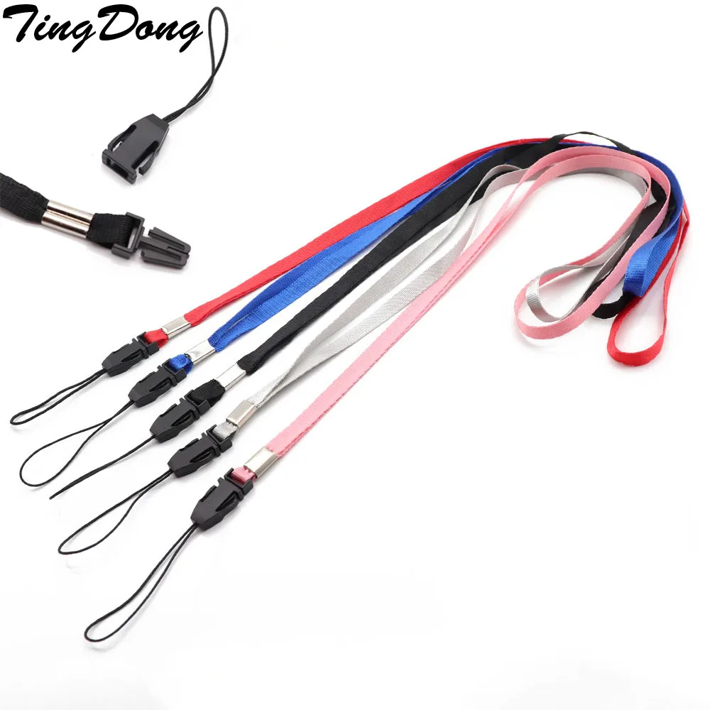 뜨거운 판매 Lanyards 목 전화 스트랩 ID 패스 카드 배지 체육관 키/휴대 전화 USB 홀더 DIY 교수형 밧줄 Lariat 매는 밧줄
