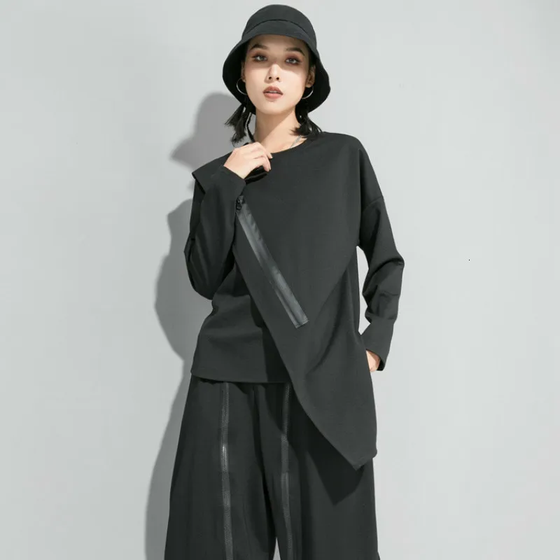 Max LuLu корейские модные роскошные Топы женские уличная Женская Осенняя панк футболки Harajuku повседневные женские футболки на молнии