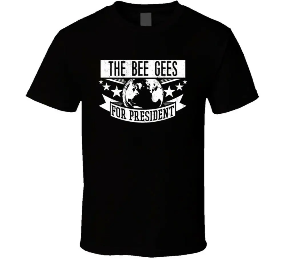 Футболка The Bee Gees для президента рок-н-ролла с изображением Зала славы | Мужская
