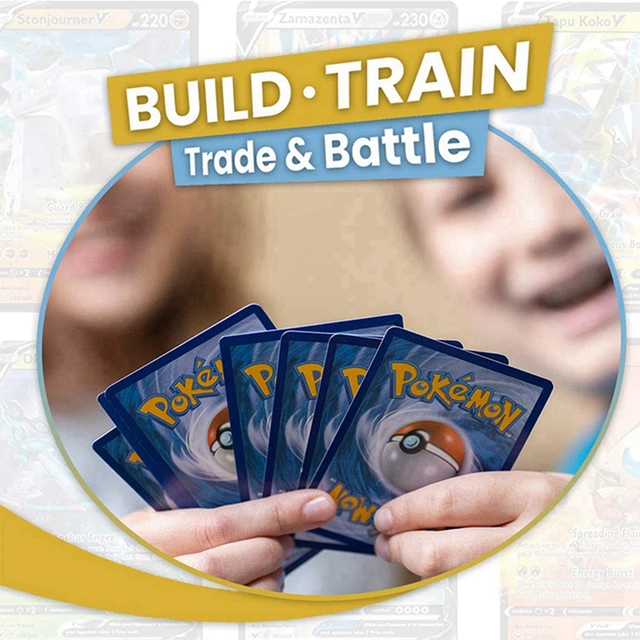 100pcs Pokemon English Version V VMAX Shining Cards Box Display Pokémon EX GX MEGA Playing Game Carte Battle Trading Toys Gifts 6
