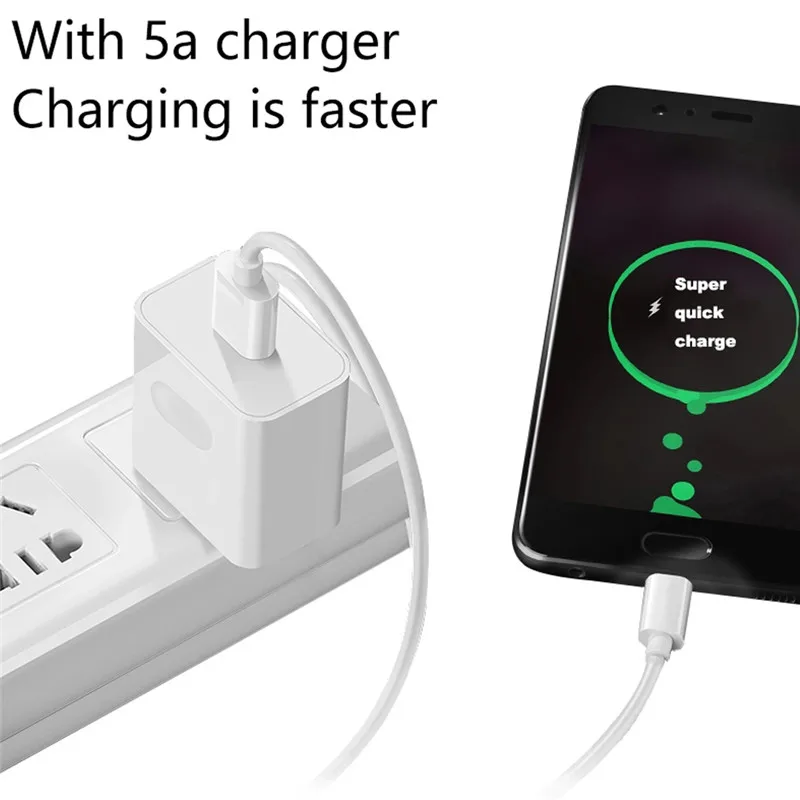 5А кабель type-C USB кабель для быстрой зарядки для huawei P20 Pro lite Mate20 10 9 Pro P10 Plus lite зарядный кабель для мобильного телефона