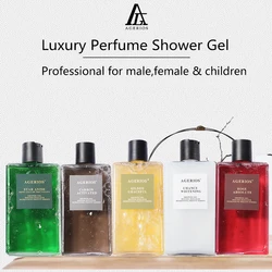 AGERIOS Free Shipping Luxury Whitening Moisturizing Perfumed Body Wash Shower Gel Series with High Quality
