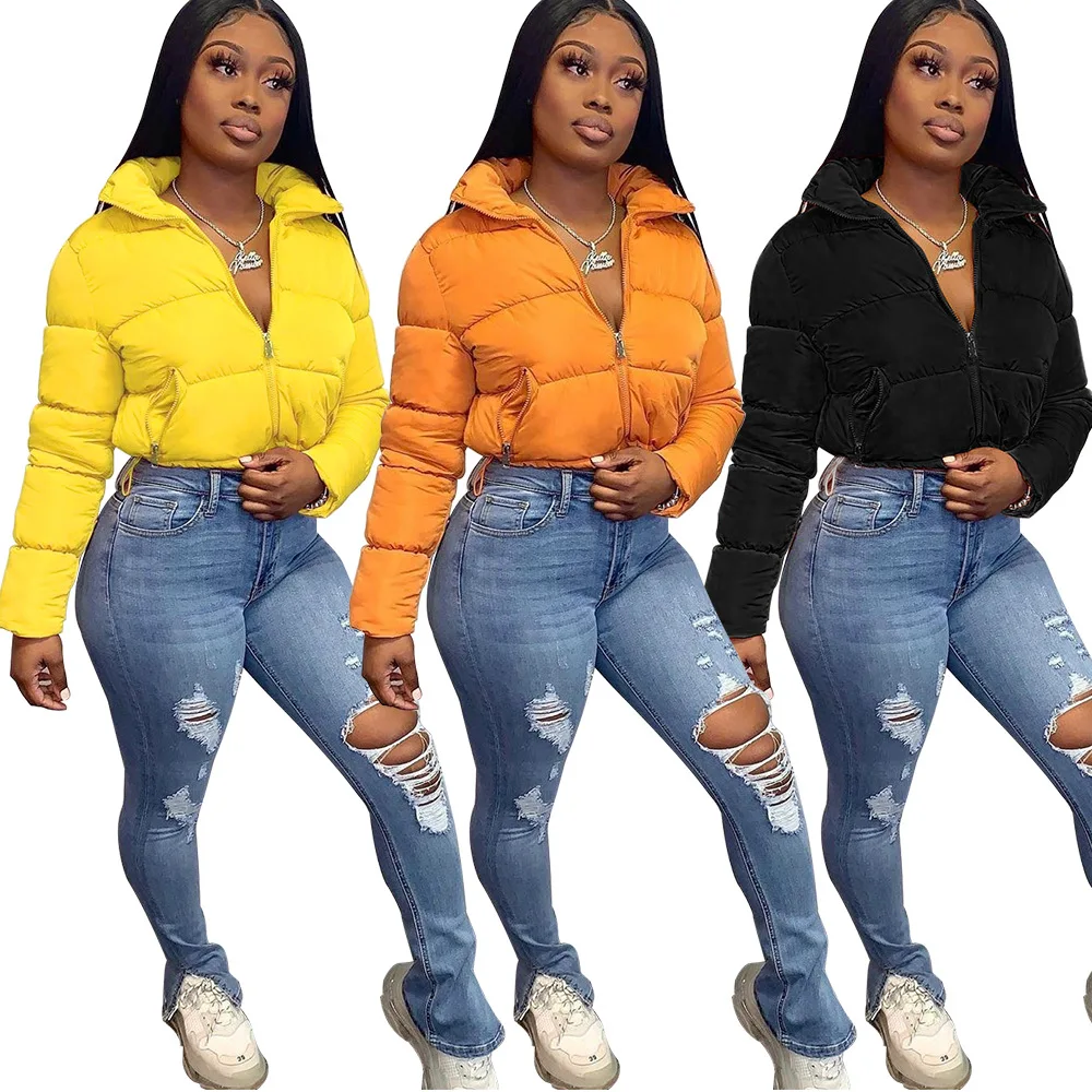 Woman Bomber Jacket Parkas Winter 