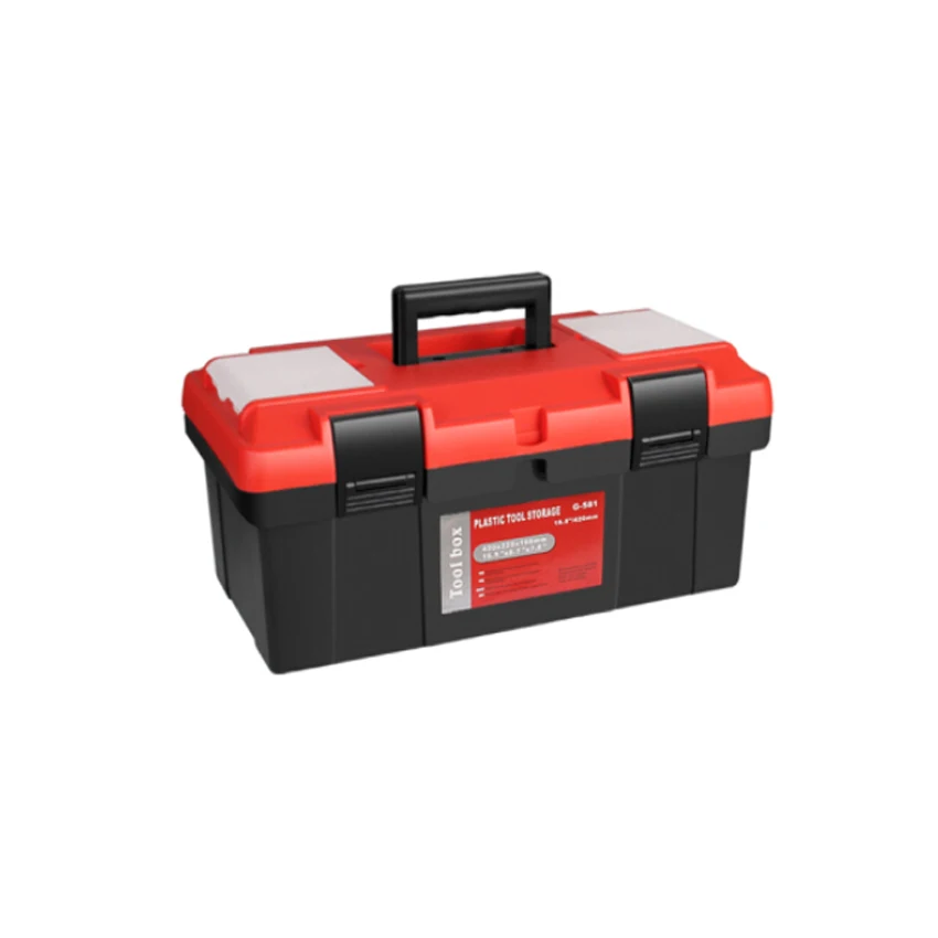 

Multifunctional Toolbox Hand-held Medium-sized Plastic Tool Receiving Box 18-inch Strengthened Toolbox Tool Cabinet