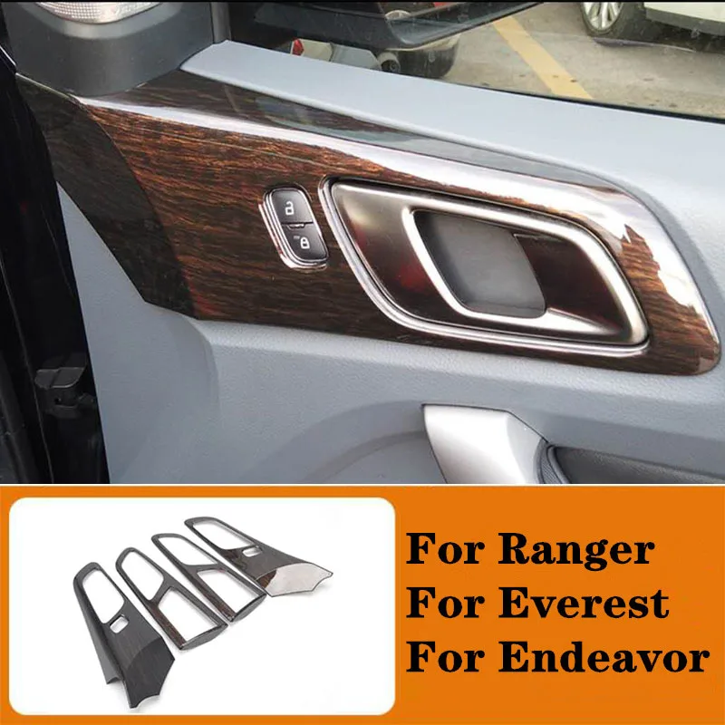 Подходит для Ford Ranger Everest красного цвета аксессуары 2015 2016 2017 2018 2019 2020 ABS дверная