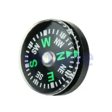 5 шт. 20 мм форма кнопки маленькие Мини-компасы для выживания на открытом воздухе кемпинга Пешие прогулки