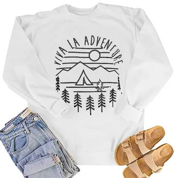 

Autumn MAXIORILL Hoodie худи Hoody women sweatshirt толстовка толстовки женская Letter Print O-Neck Long Sleeve Sweatshirt #3