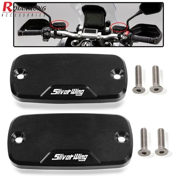 

FOR HONDA Silver Wing 400 2008 2009 2010 2011 2012 2013 2014Aluninum Motorcycle Front Brake and Clutch Fluid Reservoir Cap Cover