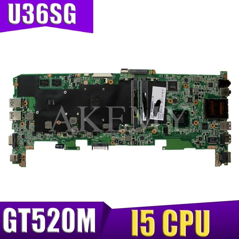 Best Price U36SD i5 Series CPU Processor FOR ASUS U36S U36SG U44SG laptop motherboard REV 2.1 Mainboard GT520M N12P-GV-B-A1 DDR3 Tested OK Best Price U36SD i5 Series CPU Processor FOR ASUS U36S U36SG U44SG laptop motherboard REV 2.1 Mainboard GT520M N12P-GV-B-A1 DDR3 Tested OK