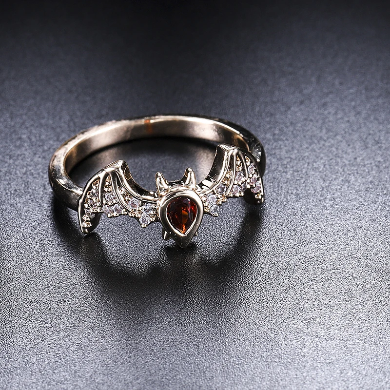 GAOLA модное прозрачное кольцо с кубическим цирконием крест-накрест микро проложить в форме летучей мыши для женщин ювелирные изделия подарки GLJ1818