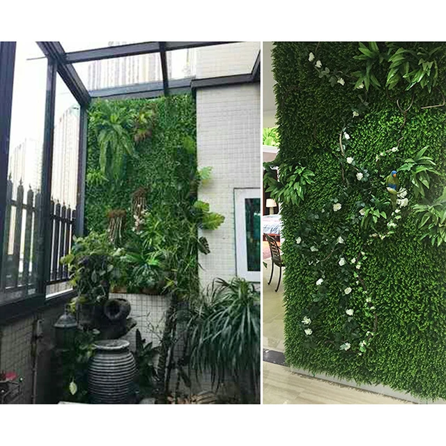 Mesterséges Levél Magánélet Védelme Kerítés Tekercs Fal Tereprendezés Otthoni Dekoráció Ivy Garland Plant Szőlő Hamis Lombozatú Virágok Zöld Borostyán Koszorú - Image 2