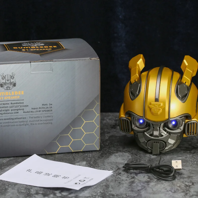Popular Bumblebee Bluetooth Speaker Support TF Card U Disk Mini Outdoor Wireless Audio Subwoofer