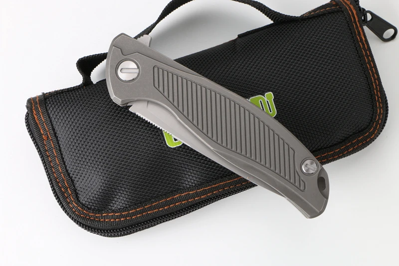 Green Thorn F95 складной нож для ежедневного использования, D2 стальное лезвие titanium Ручка Открытый Отдых Охота EDC инструменты карман кухонные принадлежности F95R19