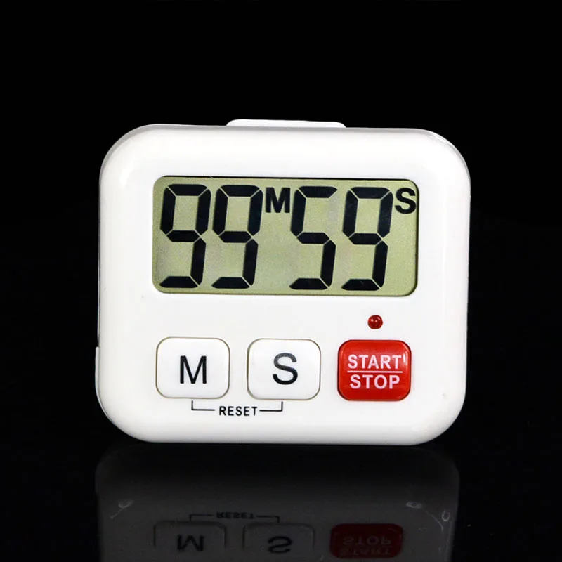 

Sport Alarm Timer Digital Magnetic Countdown Up LCD 99 Minute Clock Kitchen Cooking Timer
