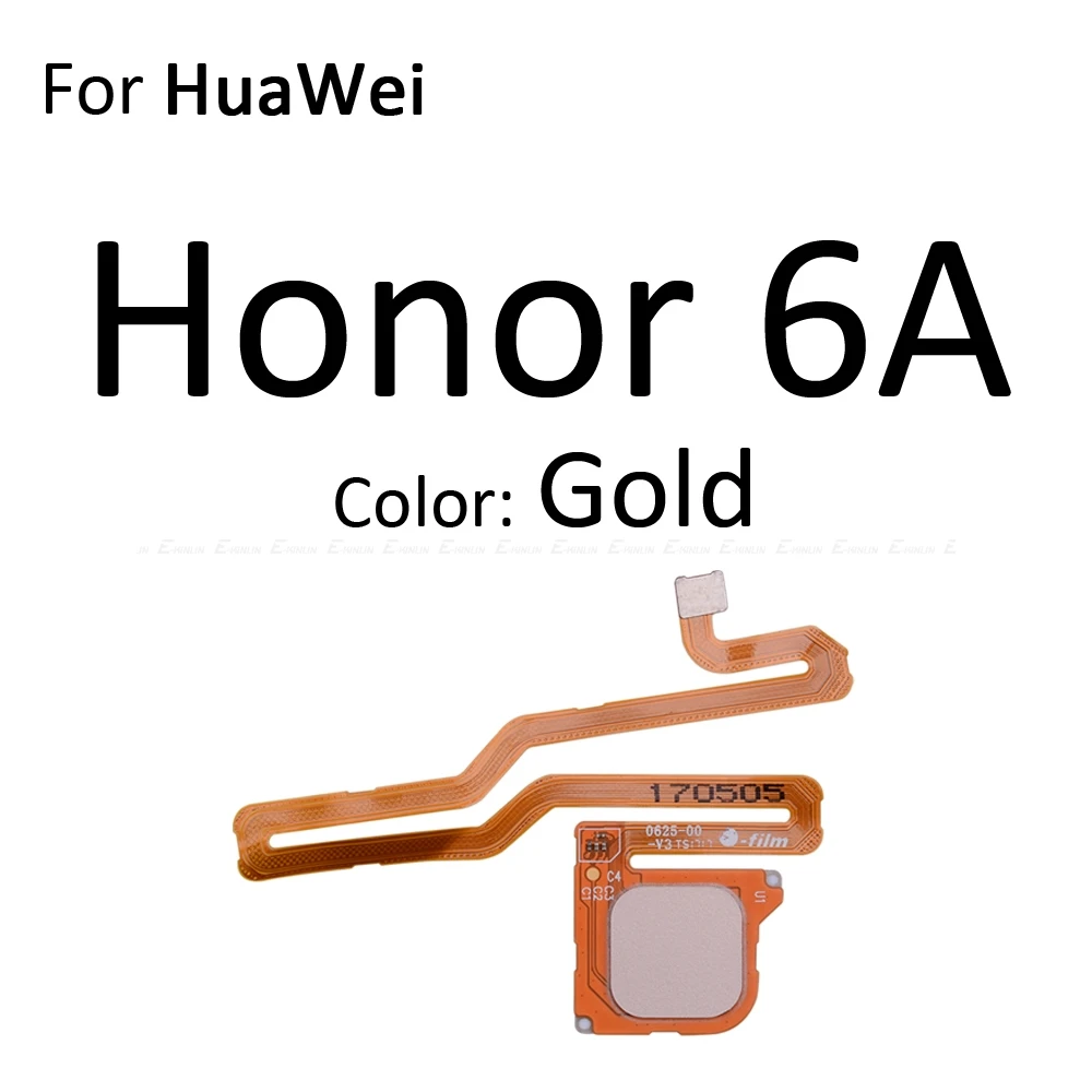 Сканер отпечатков пальцев разъем для Huawei Honor 6C 6A 6X 5C Pro GR5 сенсорный сенсор ID Главная Кнопка возврата ключ гибкий кабель
