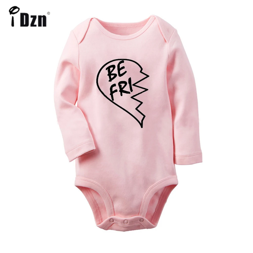 JbBaby5016PC Выбирайте Вечерние боди для новорожденных с надписью «Love Best Friend I Heart»; комбинезон с длинными рукавами; одежда из хлопка - Цвет: JbBaby5016PC