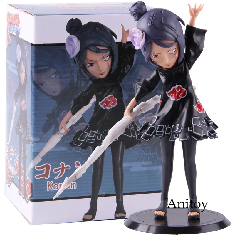 E with colorful box Героя аниме «Наруто фигурка Shippuden Дейдара боль Pein Конан Хидан Akatsuki Учиха Мадара фигурку Наруто ПВХ Коллекционная модель игрушки - Цвет: E with colorful box