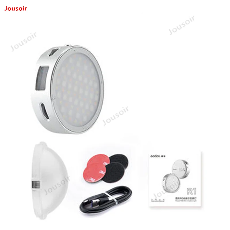  GODOX R1 RGB ring light Mini Creative light Built in Magent Led for Viedo Smartphone Photo Camera P