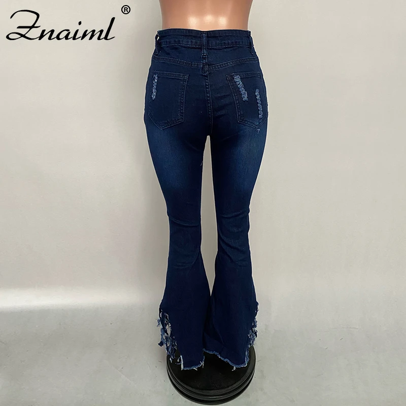 Znaiml Sexy Ripped Hole Denim Jeans 