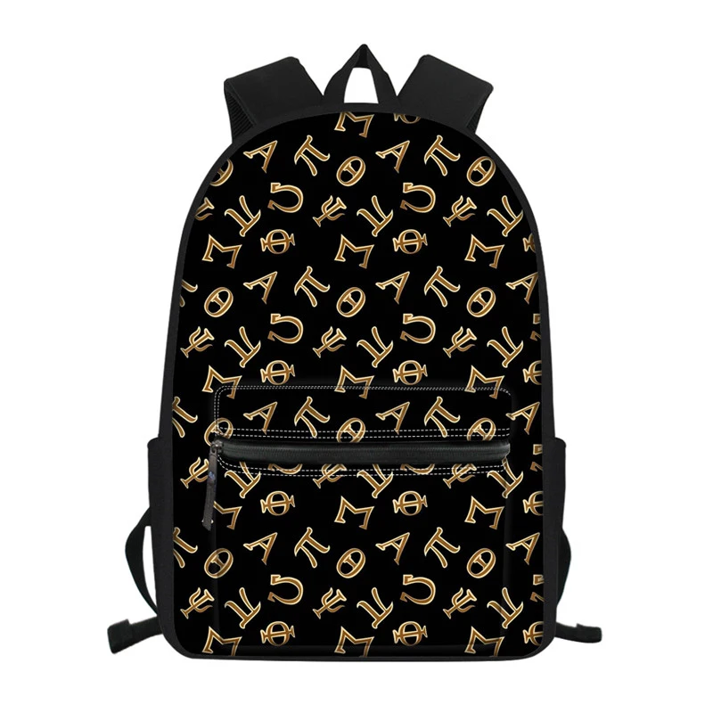 School bags for Teenage Girls Math Print Backpack Schoolbag Women Casual Daily Backpack Teen Student Bookbag
