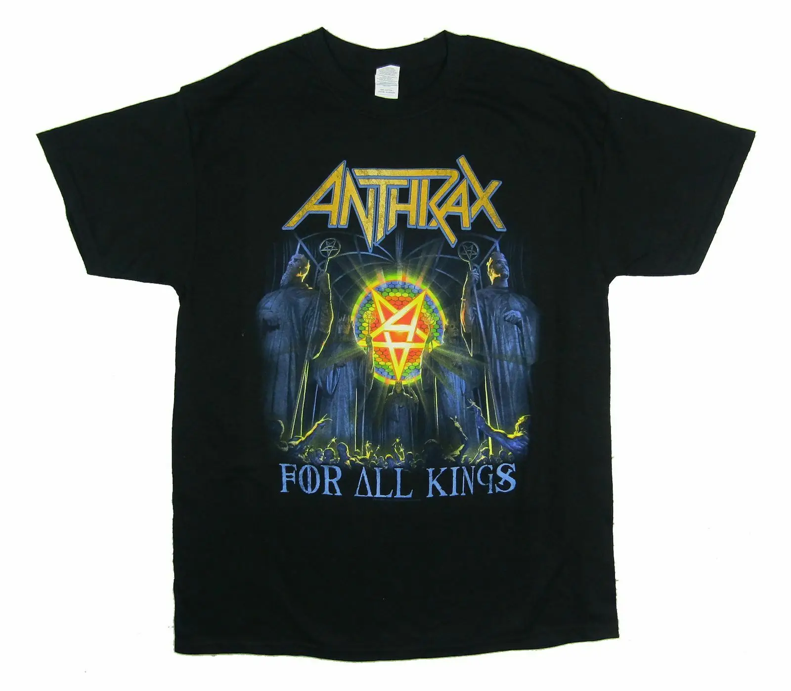 Anthrax для всех королей Северной Америки 2016 Тур PA-NY черная футболка новый