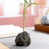 Multi Shape Ceramic Zen Mini Stone Ornaments DIY Home Hydroponic Green Plants Small Vase Living Room Decoration 5