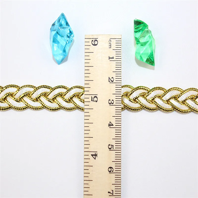 Lace Fabric Lace Ribbon Lace Garment Accessories Lace Sewing Supplies Lace Decoration Lace Accessories Lace Sewing Accessories 4Styles Gold White Lace Ribbon Soft Net Lace Trim Fabric For Sewing Accessories Wedding Party Supplies DIY Decoration 4Yards