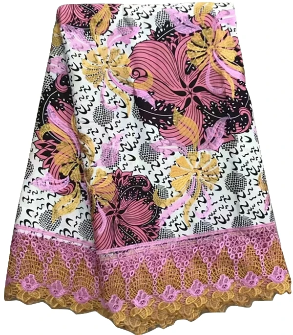 african lace fabric guipure lace fabric african cord lace 100% cotton fabric 6yards nigerian lace fabrics african fabric ZQ-B2