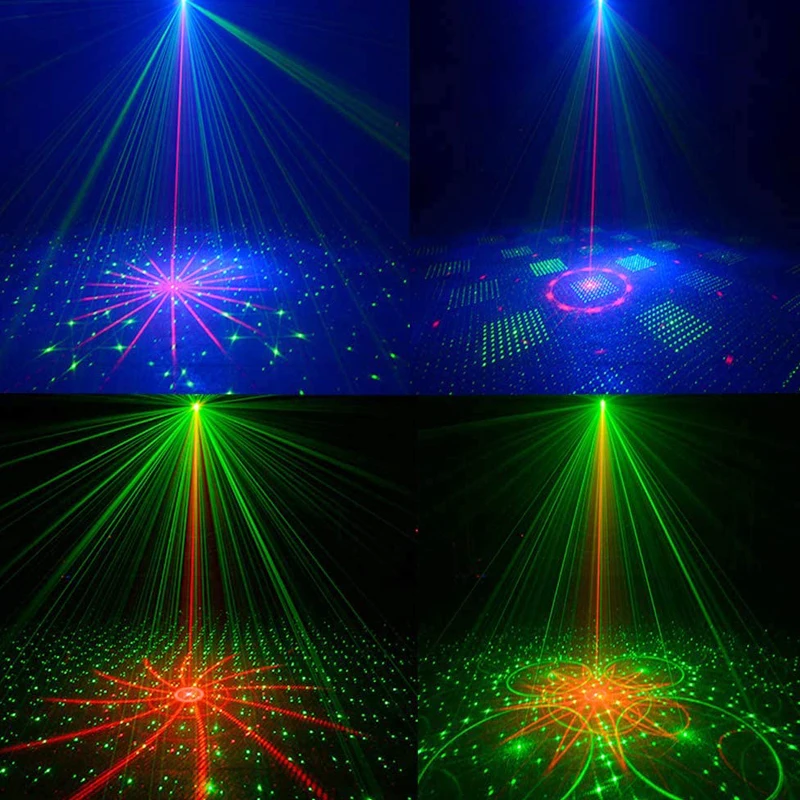 Lumières Laser, DJ Disco, son de scène, RGB, projecteur Led