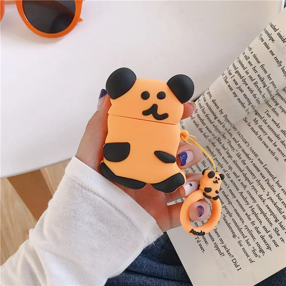 NARUTO Pain Earphone Case Colored Suitcase For Airpods 2 1 Protective Cover Winnie Piglet case For Airpods 1 2 Fashion Case - Цвет: GJ0556