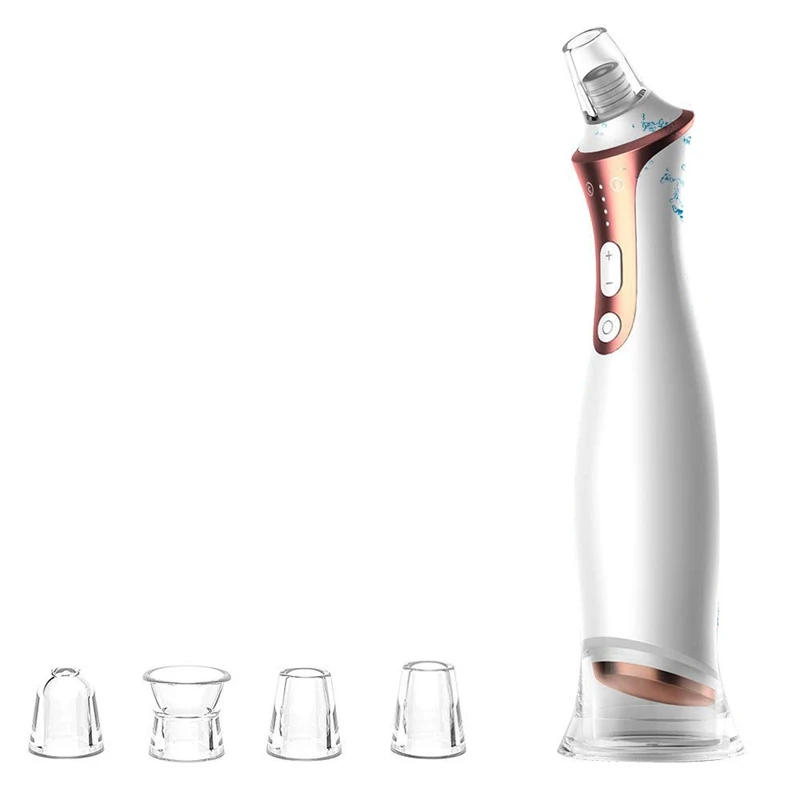 

Blackhead Remover Pore Vacuum-Electric Facial Pore Cleaner,USB Rechargeable Beauty Device with 4 Replaceable Probes for Women &